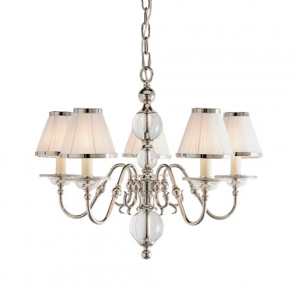 Endon Tilburg nickel 5lt Pendant