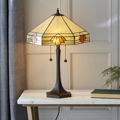 Nevada 2 light Table lamp