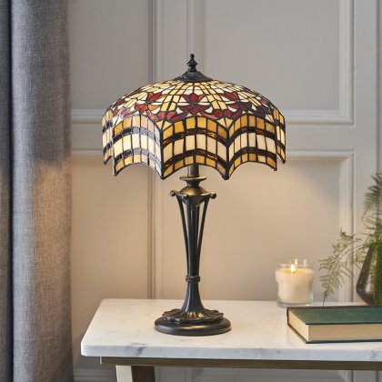 Vesta 2 light Table lamp