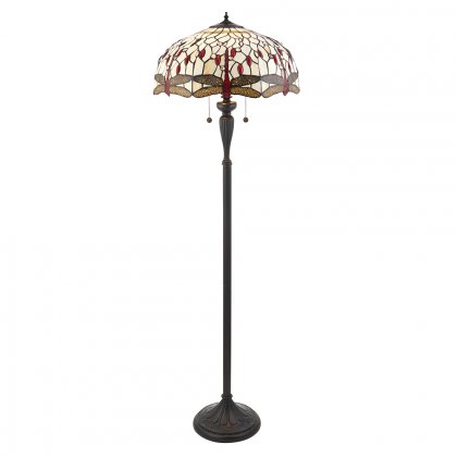 Dragonfly beige 2 light Floor lamp