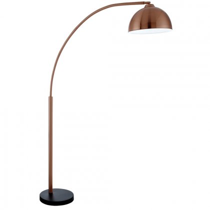 Searchlight Giraffe Copper Floor Lamp Black Base