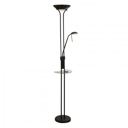 Searchlight Wireless Usb Led Mother & Child Floor Lamp Matt Black