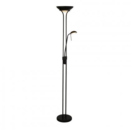 Searchlight Led Mother & Child Floor Lamp Matt Black