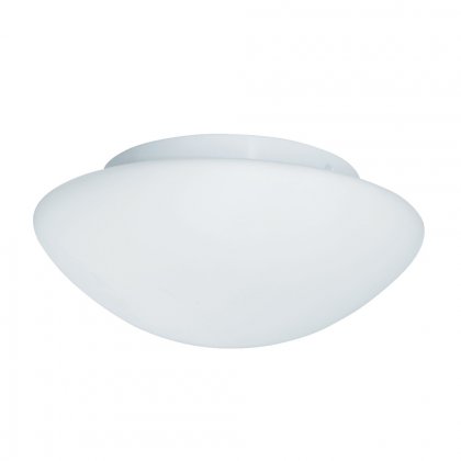 Searchlight Tokyo Bathroom Flush White Glass 35cm Dia