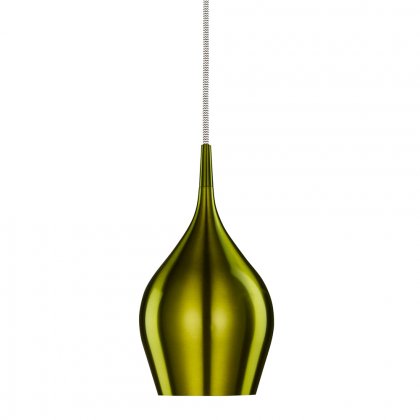 Searchlight Vibrant Green Pendant Dia 12cm