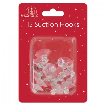 Festive Wonderland 15 x Small Suction Hooks