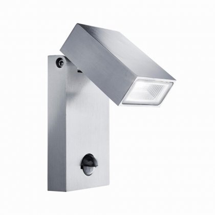 Searchlight Metro LED Outdoor Wall Light with PIR Sensor IP44 Aluminium