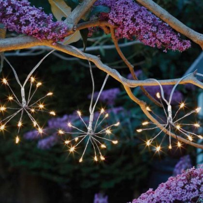 Smart Solar Decorative 10 StarBurst Solar String Lights