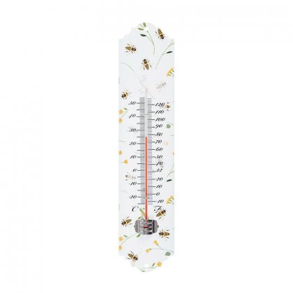 Fallen Fruits Bee Print Thermometer