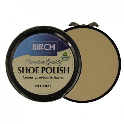 Birch Premium Quality Shoe Polish 50ml - Neutral