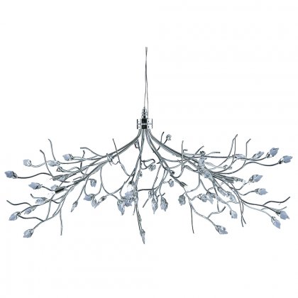 Searchlight Wisteria Maple Leaf 8 Light Pendant