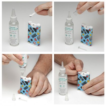 Puckator Refillable Spray Hand Sanitiser - Catch Patch