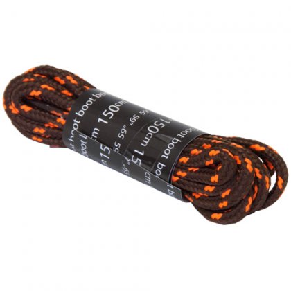 Shoe-String Hiking 150cm Brown/Orange Dog-Tooth