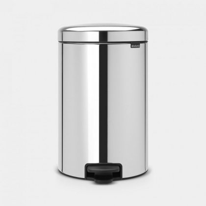 Brabantia newIcon 20 Litre Pedal Bin in Brilliant Steel