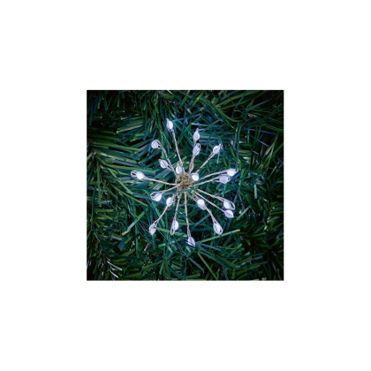 Premier Decorations UltraBrights Starburst Multi-Action 200 LED on Silver Wire - White