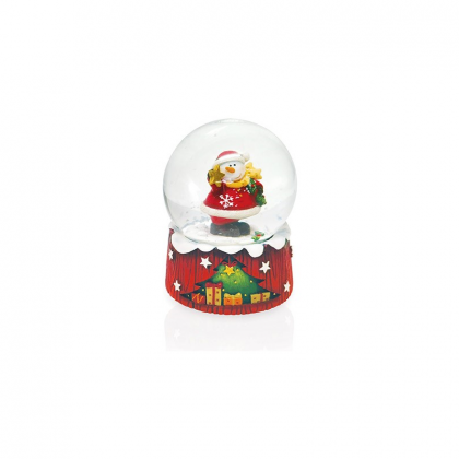 Premier Decorations Snowman Waterglobe with Tree & Star Base 65mm - Assorted
