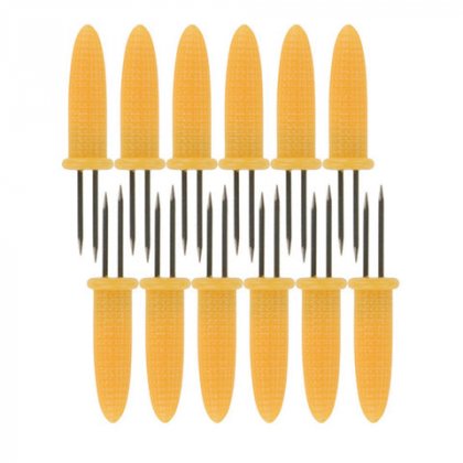 Chef Aid Corn Cob Forks - 12 Pack Carded