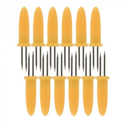 Chef Aid Corn Cob Forks - 12 Pack Carded