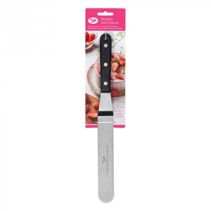 Tala Stainless Steel Angled Spatula with Measurements