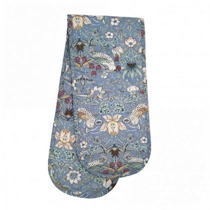 William Morris Blue Minor Strawberry Thief Double Oven Glove