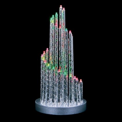 Premier Decorations Spiral Candlebridge with 33 Colour Changing LED 33cm