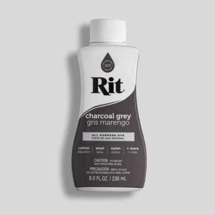 Rit All Purpose Liquid Dye 8 fl.oz - Charcoal Grey