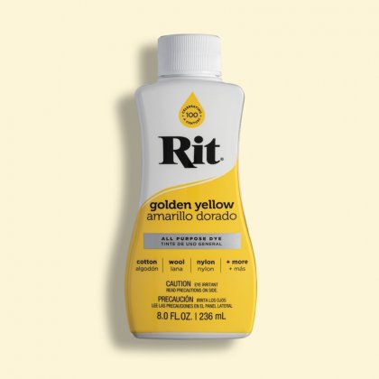Rit All Purpose Liquid Dye 8 fl.oz - Golden Yellow
