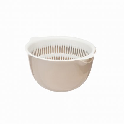 Fusion Twist Mini Colander & Bowl Set Grey