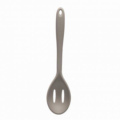 Fusion Twist Silicone Slotted Spoon - Grey