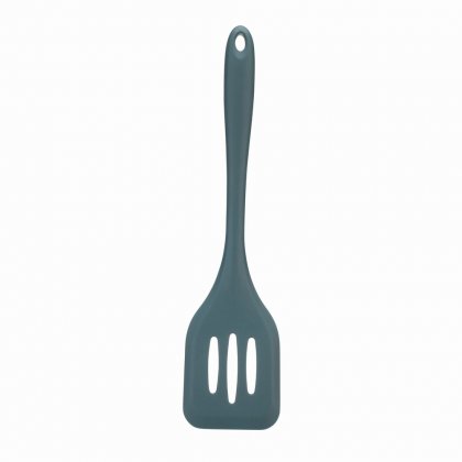 Fusion Twist Silicone Slotted Turner Blue
