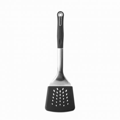Fusion Stainless Steel Turner with Silicone