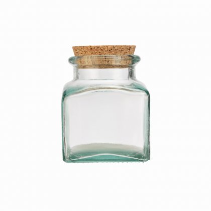 &Again Recycled Glass Storage Jar 250ml