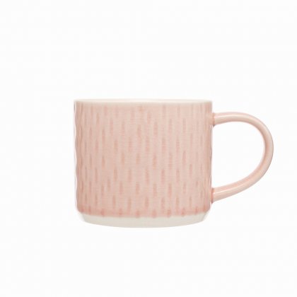 Siip Embossed Teardrop Mug Pink