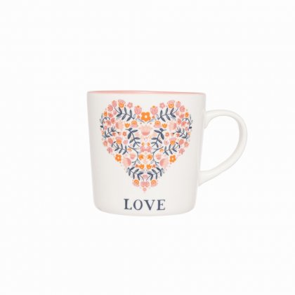 Siip Fundamental Vicky Yorke Designs Folk Floral Mug - Love