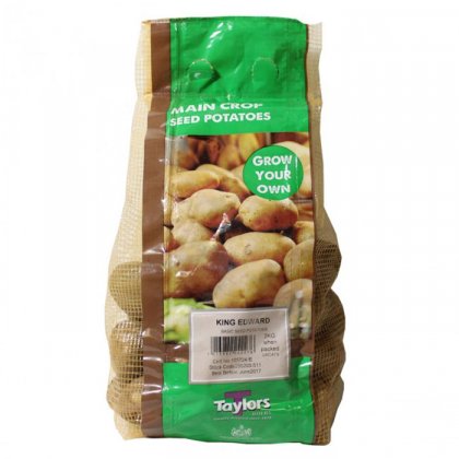 Taylors King Edward Main Crop Seed Potatoes - 2kg Carry Net