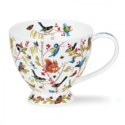 Dunoon Skye Shape Fine Bone China Mug - Secret Wood