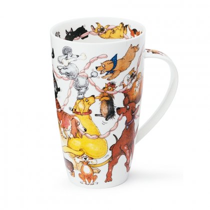 Dunoon Henley China 600ml Mug - Dog's Frolics