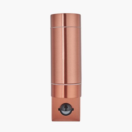 Pacific Lifestyle Lantana Metal Dual PIR Wall Light - Copper