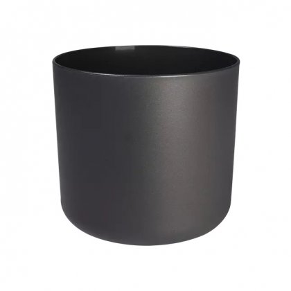 B.For Soft Round 18cm Anthracite Plant Pot