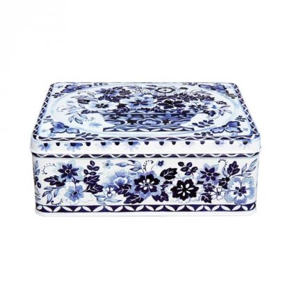 Claire Winteringham Blue & White Deep Rectangular