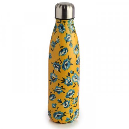 Puckator Pick of the Bunch Peony Reusable Hot & Cold Thermal Insulated Drinks Bottle