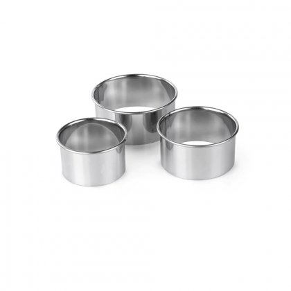 Tala Pastry Cutters Plain - Set of 3
