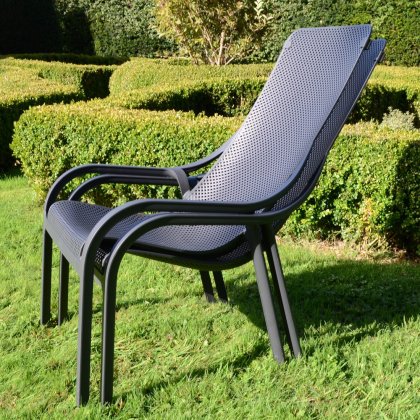 Net Lounge Chair Anthracite Pack Of 2