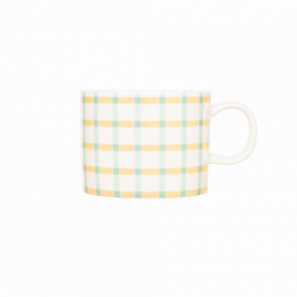 Siip Gingham Short Mug Green