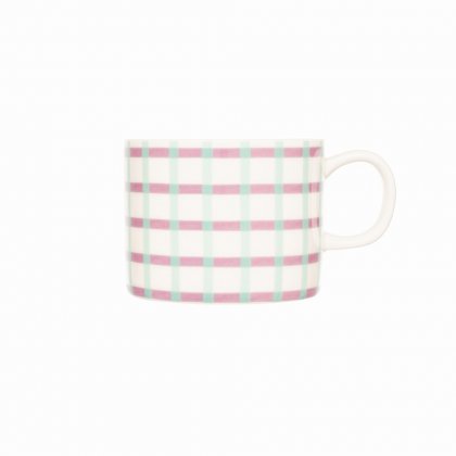 Siip Fundamental Gingham Short Mug - Purple