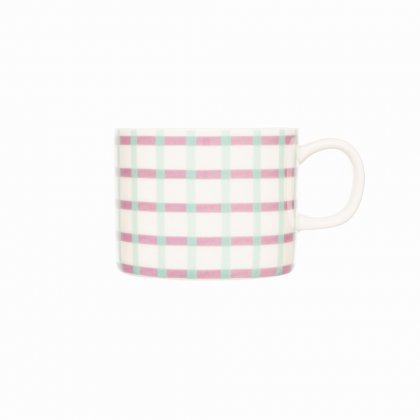 Siip Fundamental Gingham Short Mug - Purple