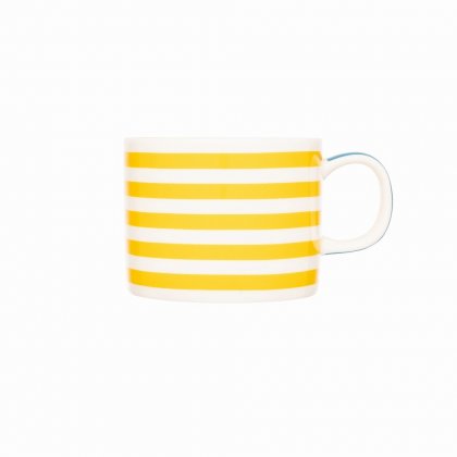 Siip Fundamental Horizontal Stripe Short Mug - Yellow
