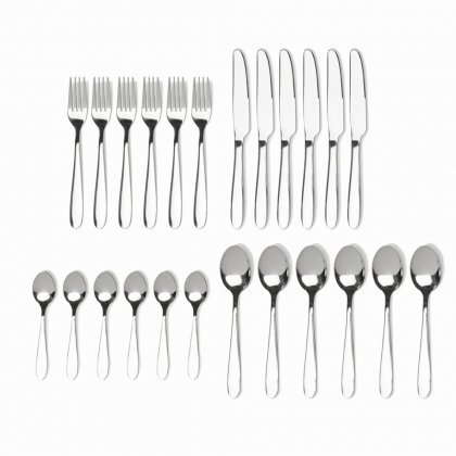 Sabichi 24pc Arch Cutlery Set - Stainless Steel