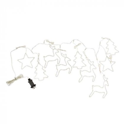 Three Kings Low Voltage Festive Curtain Lights - Warm White