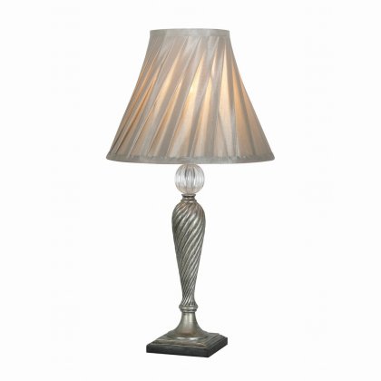 Oaks Lighting Lastur Table Lamp Soft Grey